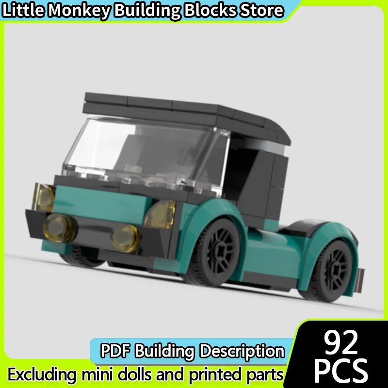 

Speed Racing Car Model MOC Building Bricks Classic Transport Truck Modular Technology Children Holiday Gifts Assemble Toys Suit