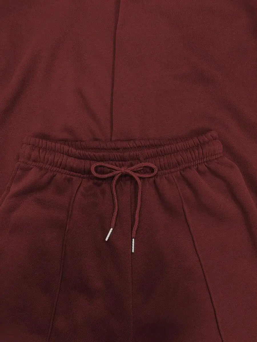 

Women Casual Zip-Up Batwing Sleeve Jacket And Wide-Leg Pants Set Autumn