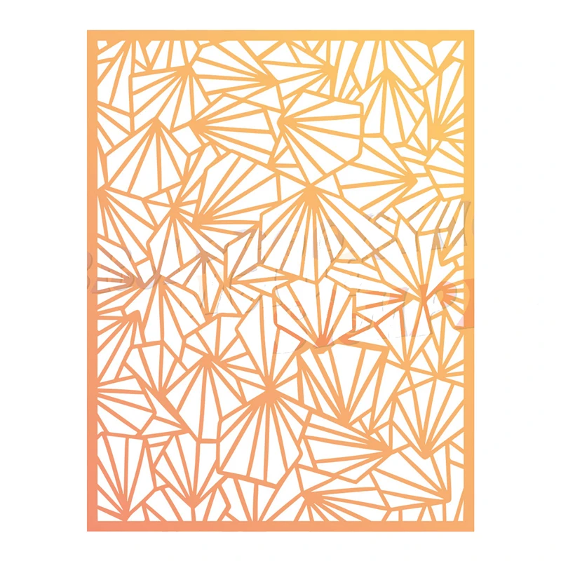 

Prismatic Background Metal Cutting Dies Scrapbooking for Paper Making Frame Card Craft Supplies No Stamps