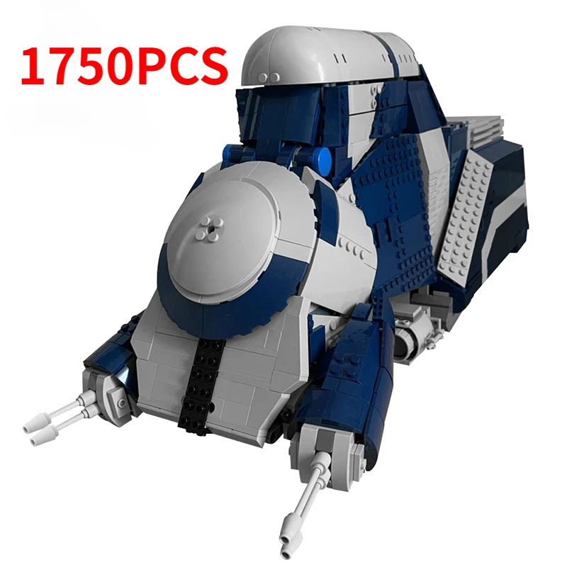 Classic Star Movie Accessories Space War Large Personnel Carriers Building Blocks MOC-52035 MTT Containerized Mech Model Kid Toy