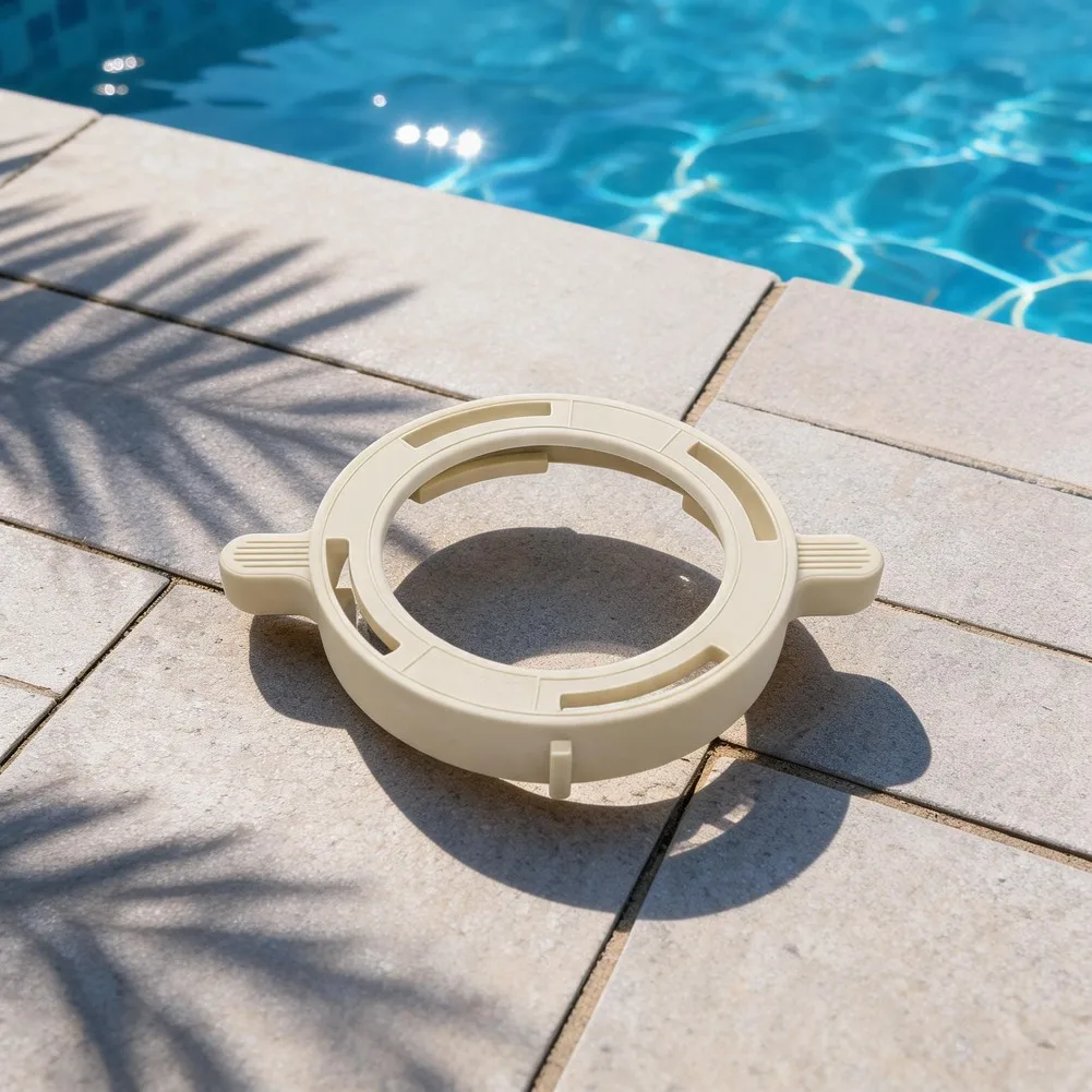 Braçadeira de substituição compatível com bomba de piscina Pentair modelo 357199, tampa do filtro de areia 10,6 polegadas, bege claro