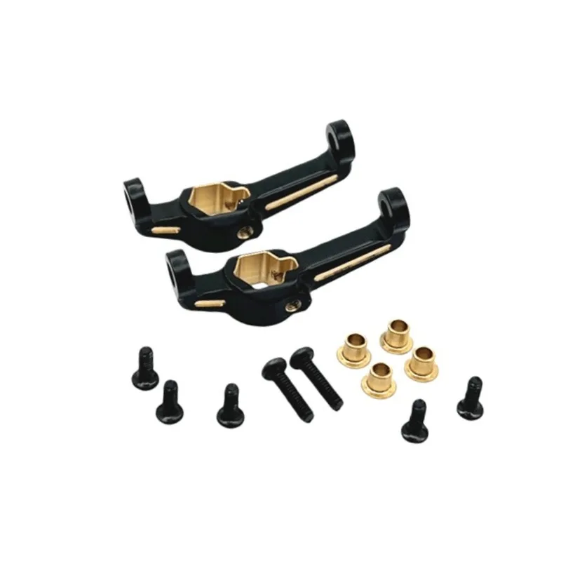 Suitable for MJX 1/18 H18P RC Car Use, Brass Electrophoretic Light Edge C-Shaped Seat Upgrade Accessory
