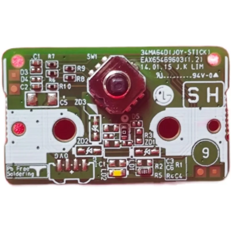 

34MA64D 29UB67-B EAX65469603(1.2) for 31MU97 34UM94 34UM95 34UC87 34UC97S Monitor menu joystick control Board Key Plate