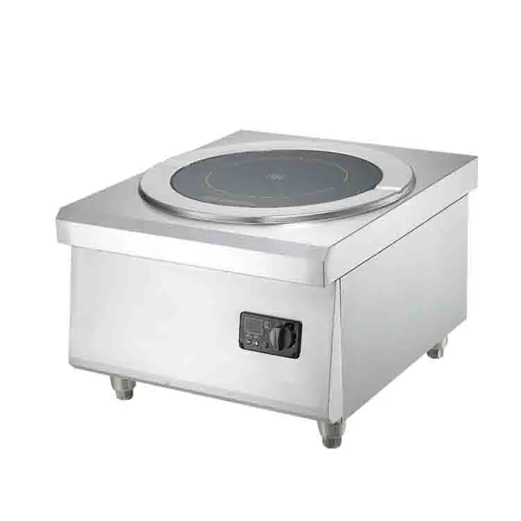 Piano cottura elettrico commerciale a induzione ad alta potenza 380V a riscaldamento rapido