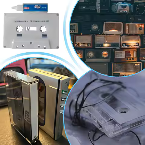 Cassette Tape Head Cleaner Demagnetizer Kits Audio Player Deck Home Tape Player Cleaning supplies Recorder Cleaner Fluids