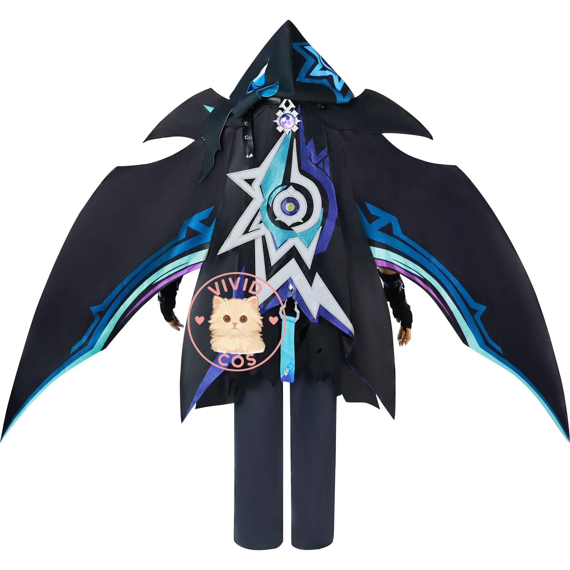 Genshin Impact Orion Natlan Warrior of Natlan's Tribal Clans Diseño robusto y listo para la batalla Disfraz de cosplay Traje de guerrero tribal