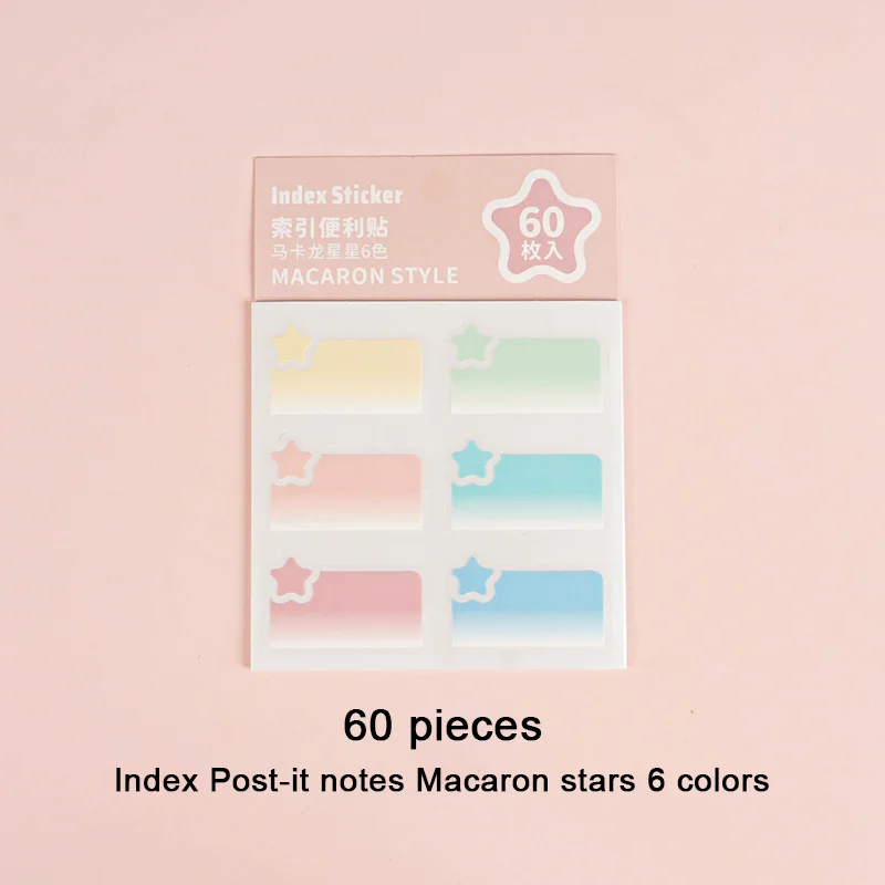 1Pc 60/90/180 Sheets Transparent PET Waterproof Sticky Note Pads Notepads Posits for School Stationery Office Supplies