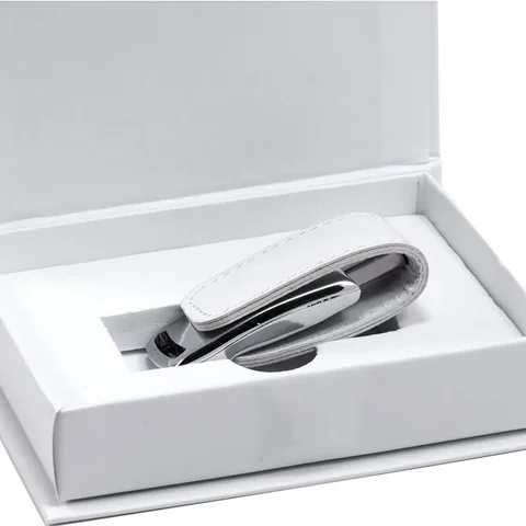 Кожаный флеш-накопитель JASTER USB 2.0 - стильный и компактный