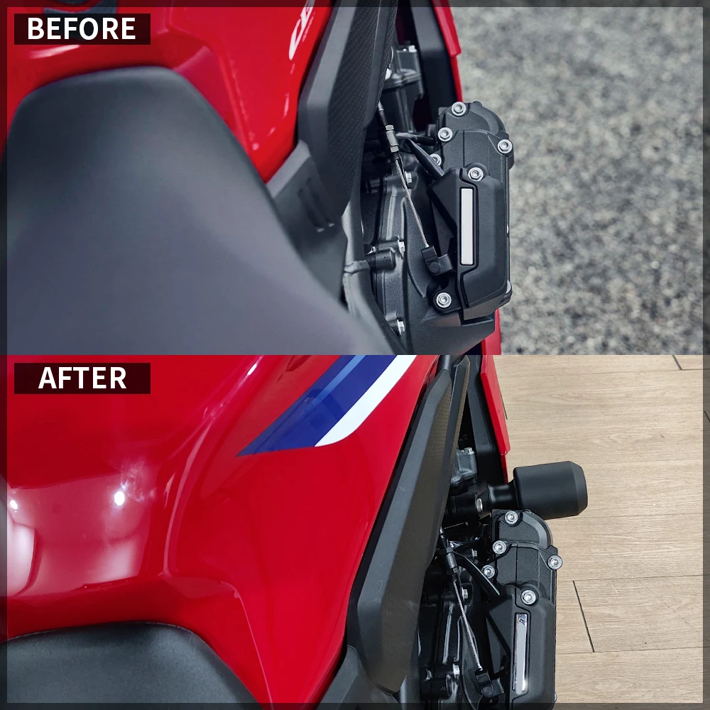 لهوندا CBR650R CB650R CBR CB 650R 2024-2025 الإطار المنزلق تحطم حامي دراجة نارية السقوط حماية الإطار تحطم المحرك الوسادة
