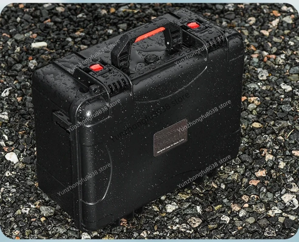 ABS Red Liner Hard Case for DJI Mavic 3 Pro Fly More Combo Controller Parts Waterproof Carrying Case