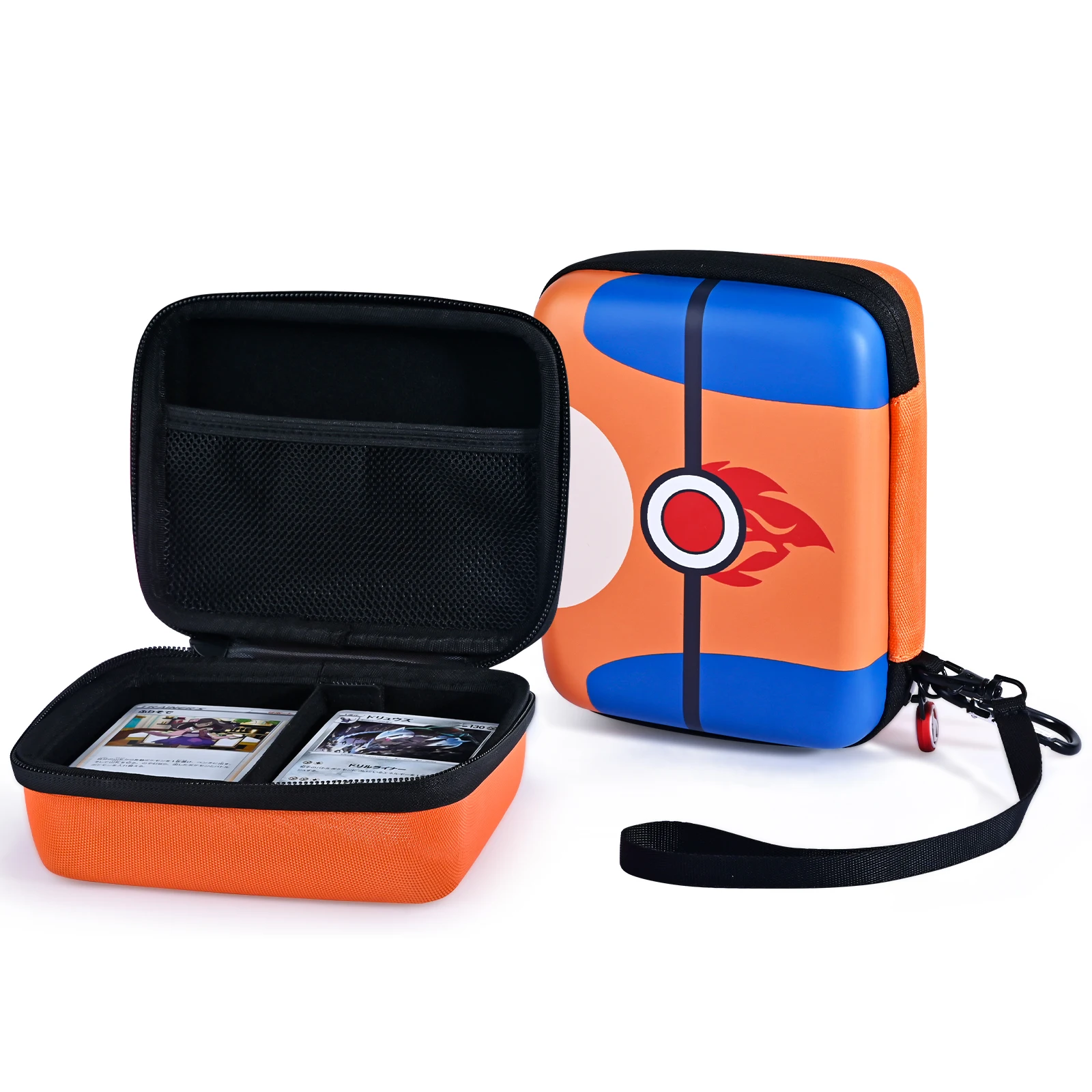 Boîte à cartes en métal doré, 400 pièces, lettres dorées, cartes à jouer espagnoles, Metalicas Charizard Vmax Gx, étui pour cartes de jeu de Collection