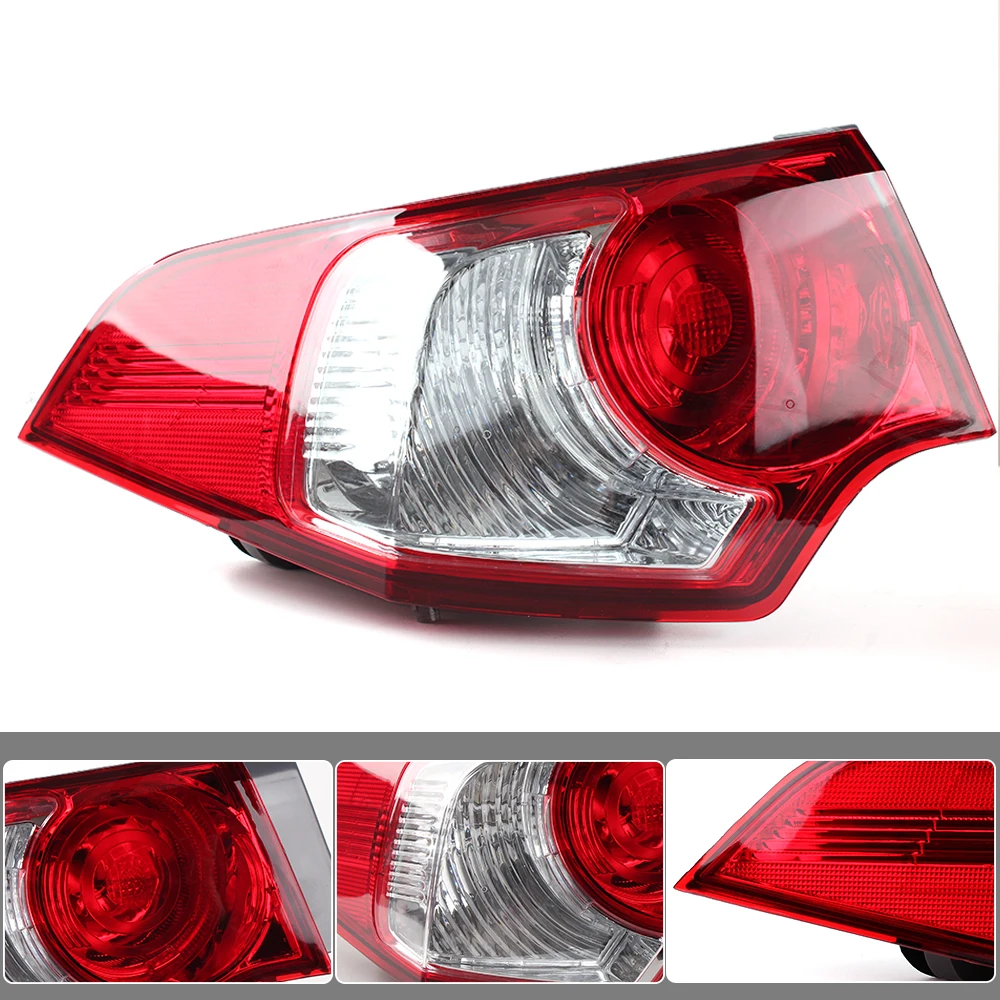 Left/Right Side Tail Lamp for Honda Spirior Accord Euro 2009 2010 2011 2012  Rear Tail Light Brake Lamp with