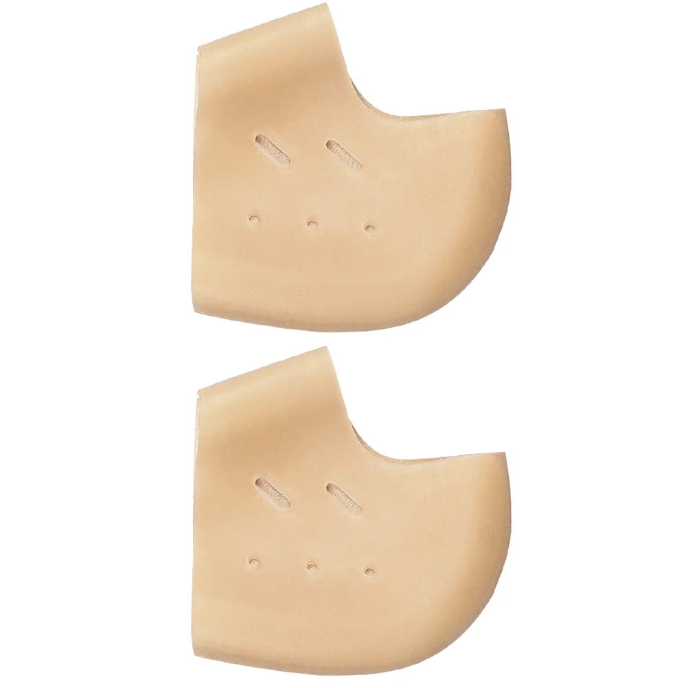 

2Pcs Heel Durable Heel Protectors Cover Durable ShockAbsorption AntiWear NonSlip Sanded SEBS Material Foot Care Tool