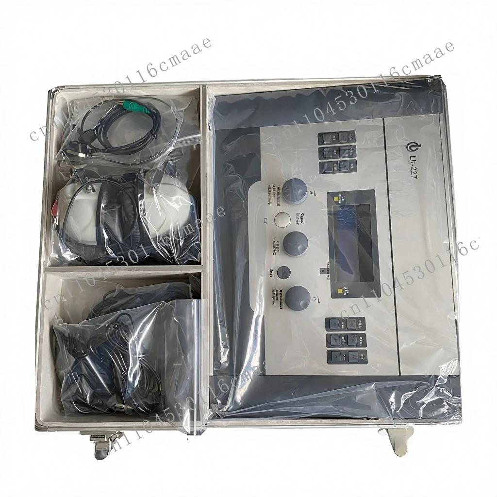 Medical Diagnostic Portable Audiometer, Dual Channel Computer Connected Bone Conduction Audiometer for Hearing Testing