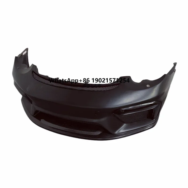 

For the Porsche Cayman 987.2 GT-4 Style Fiberglass and Carbon Fiber Front Bumper Body Kit Rear Diffuser Exhaust Rear Spoiler