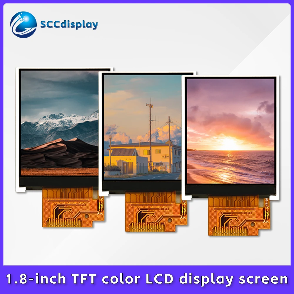 IPS high contrast 1.8-inch color display screen SJXD-T18DE ST77355 driver low-power full-color TFT LCD display screen
