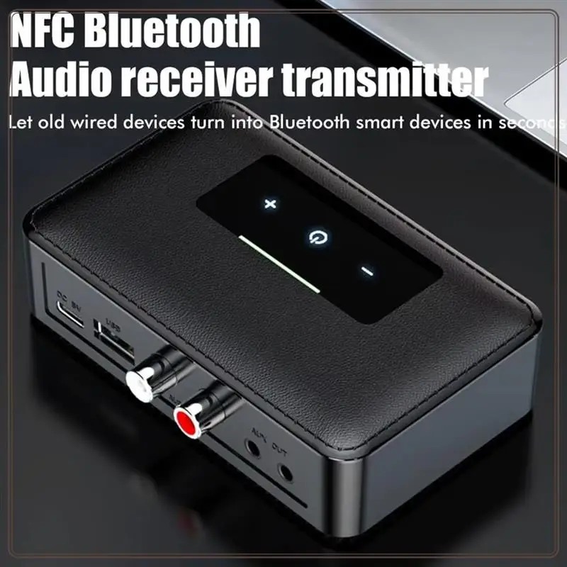 Надежный приемник-2-в-1, передатчик Plug and Play, Bluetooth-совместимый стереоадаптер, Hi-Fi высокой четкости, поддержка NFC, 2-в-1 R