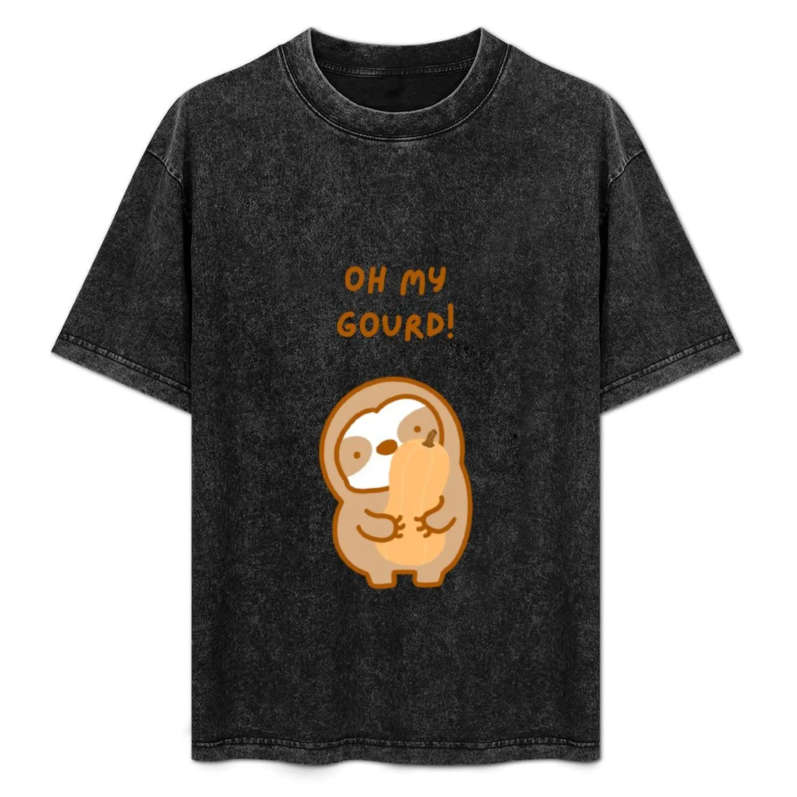 

Thanksgiving Oh My Gourd Sloth T-Shirt cute clothes summer 2025 gifts for boyfriend football t shirt clothes for men
