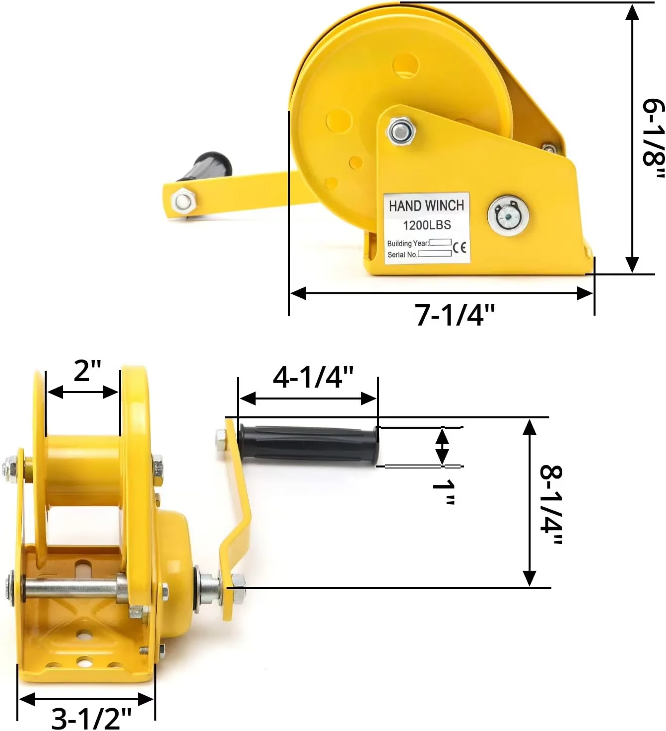 Thumbnail 2 - #1 Trending Hand Crank Winch Right Now