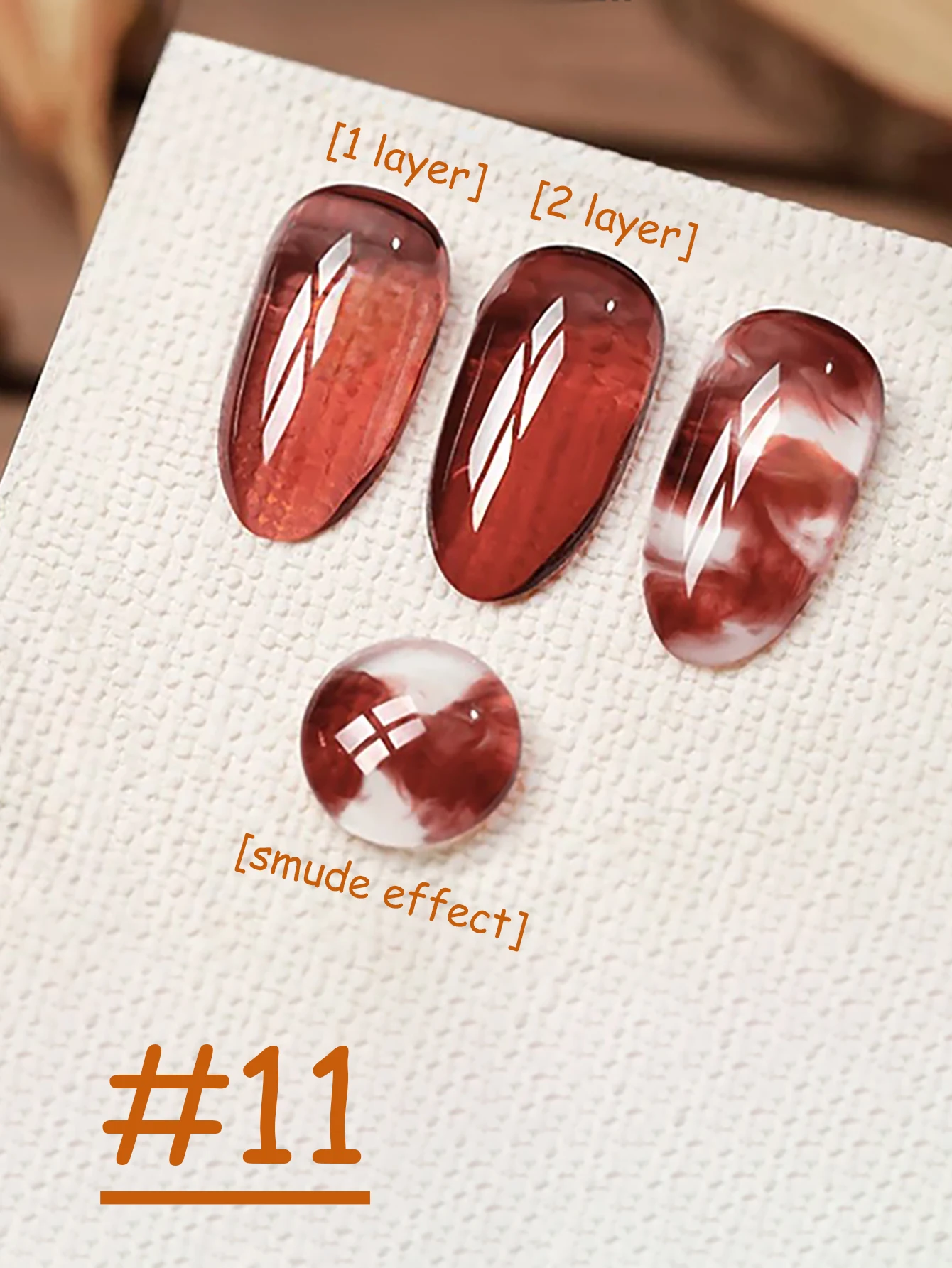 1-12 stücke WS Weihnachten Nagel Eis Transparent Schildkröte Bernstein Gel Nagellack Beliebte Bleaching Braun Orange Nagel Salon Nagel liefert – Detail 19