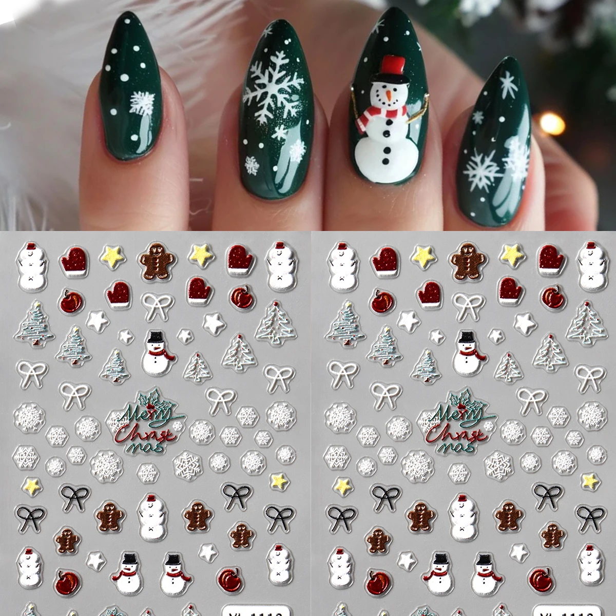 2 قطعة رجل ثلج لطيف عيد الميلاد مسمار ملصق الزنجبيل رجل شجرة عيد الميلاد الشتاء الثلج نجوم ذاتية اللصق مسمار الشارات جديد يي #3