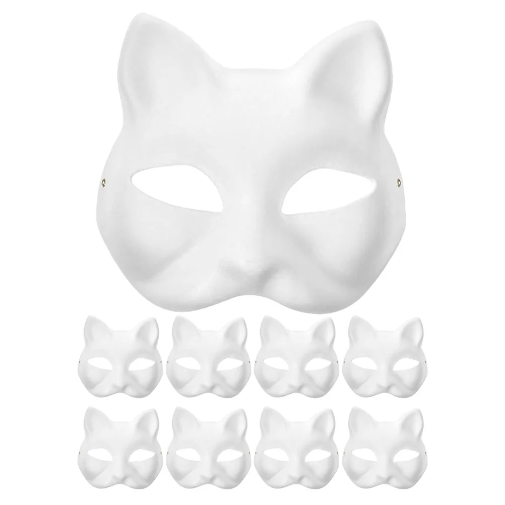 9 pezzi maschera vuota performance sul palco maschere in maschera retrò fai da te trucco carta da ballo