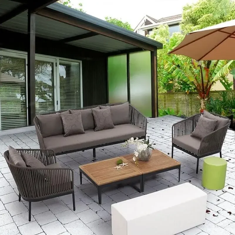 Outdoor Leisure Design of Nordic Modern Sofa Chairs Comfortable Chair Ergonomically Soft and Simple Sofa Drawing-room Furniture