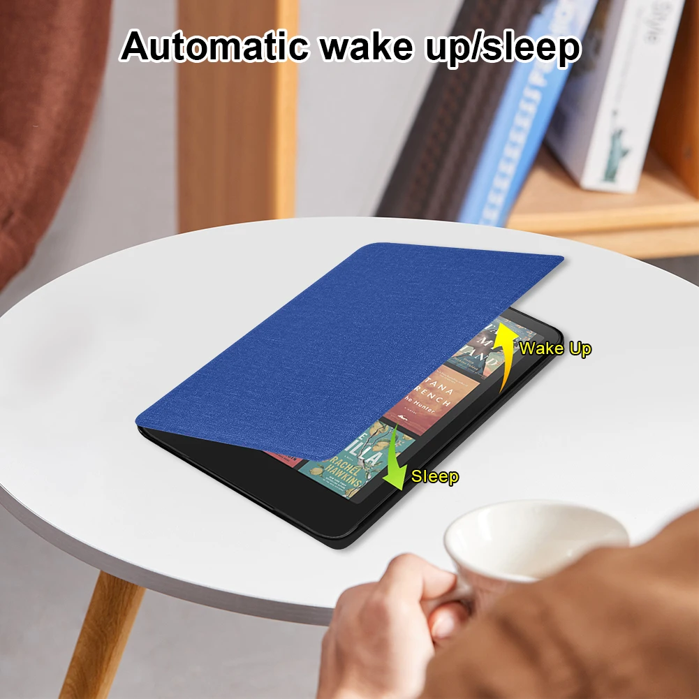 Coque de protection antichoc pour Kindle Paperwhite Signature 2024, housse de support de liseuse, veille automatique, 7 pouces, 2024