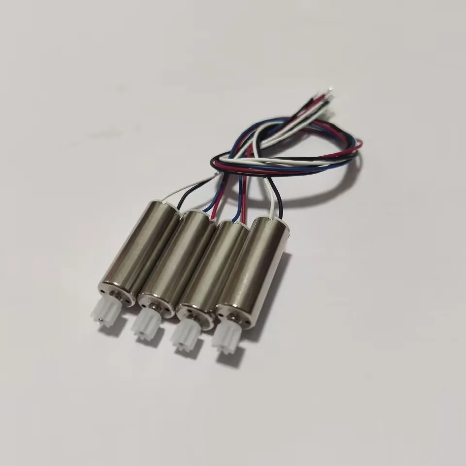 Dron 4 piezas 4DRC CW CCW Morors, Motor de cable rojo, azul y negro blanco para V4 RC Quadcopter