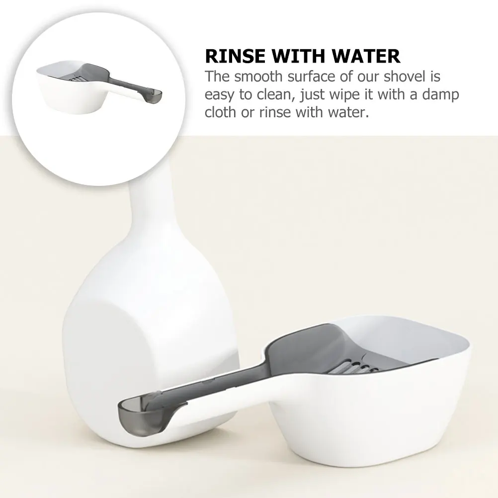 

Cat Litter Scoop Set Detachable Shovel Spoon Easy Plastic Kitten Potty Pet Cleaning Tool S Scooper Litter Box Accessory