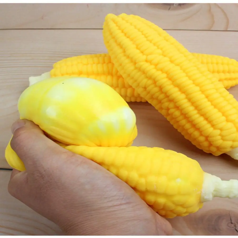 Cute Simulation Corn Fidget Simulation Corn Rubber Soft Vent Corn Toy Slow Rising Mini Simulation Corn Pinch Toys Children Toys