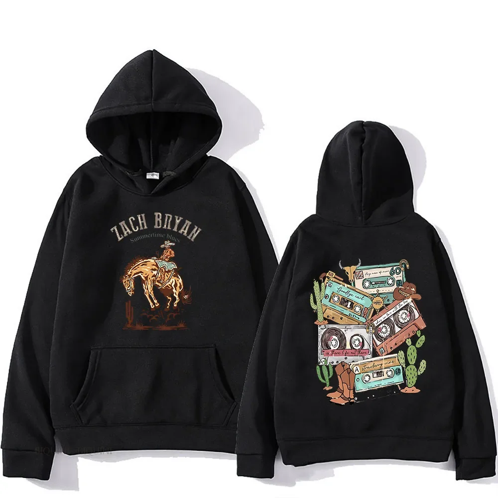 Zach Bryann Vintage Style Graphic Sweatshirts Male Popular Streetwear Hoody Hot Anime Clothes Fall Fleece Comfortable Pullovers