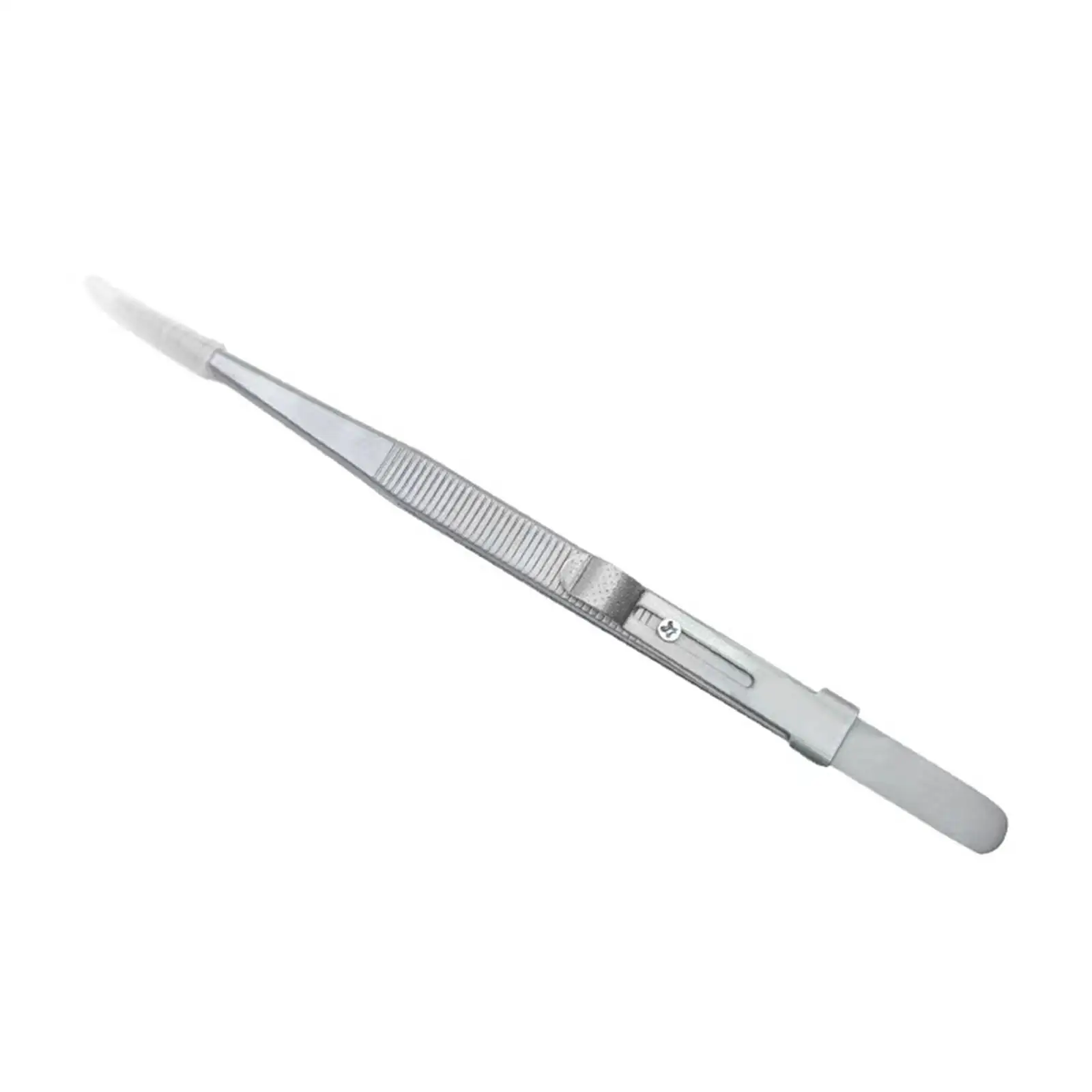 Jeweler Tools Stainless Steel Precision Tweezers Set Locking Claw Grabber for Jewelry Beads Stones Pick Up Repair Kit