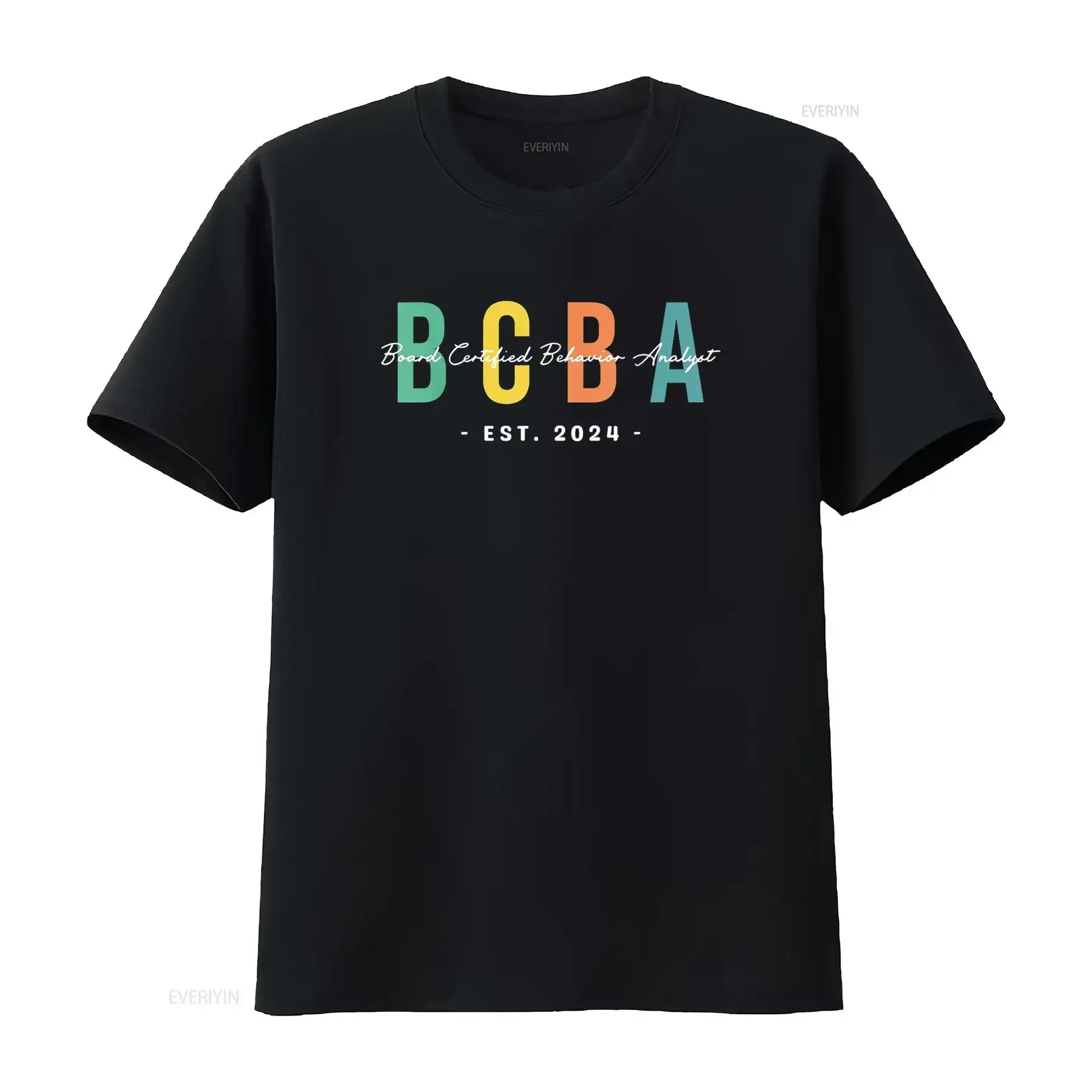 Futur comportement analyseur BCBA dans le progrès formation Est 2024 t-shirt vintage lavé streetwear respirant confortable graphique