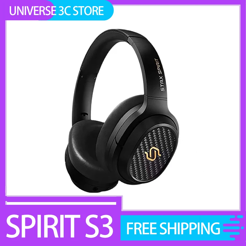 Stax Spirit S3 Wireless Bluetooth Headphones Over-Ear Earbuds Active Noise Canceling Custom APTX Voice Music Spirit S3 Headsets