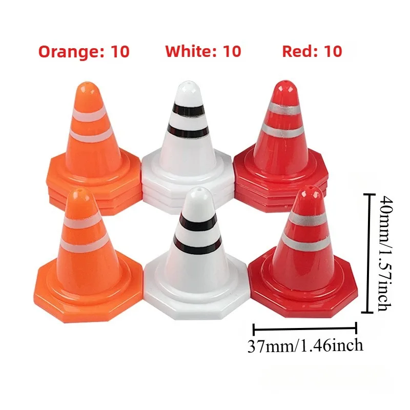 30 قطعة RC الانجراف سيارة ملحقات لعبة المسار الصغير سباق عقبة المسار حاجز الطريق الطريق السريع الربط ستيريو الطريق المشهد أداة