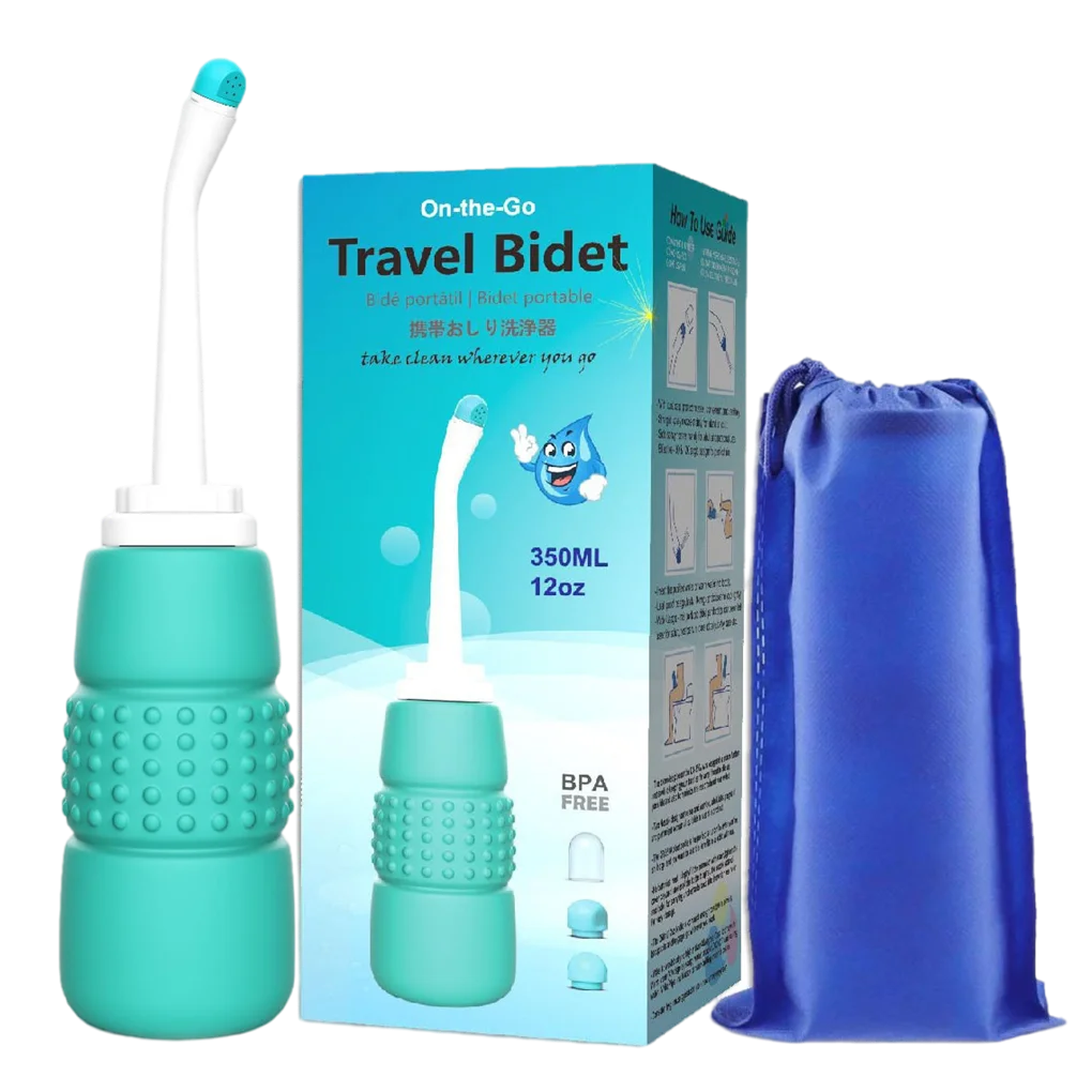 PULVERIZADOR DE bidé portátil de mano, boquilla de lavado, botella rociadora de ducha, higiene de inodoro, posparto, menstruación, hogar, viaje