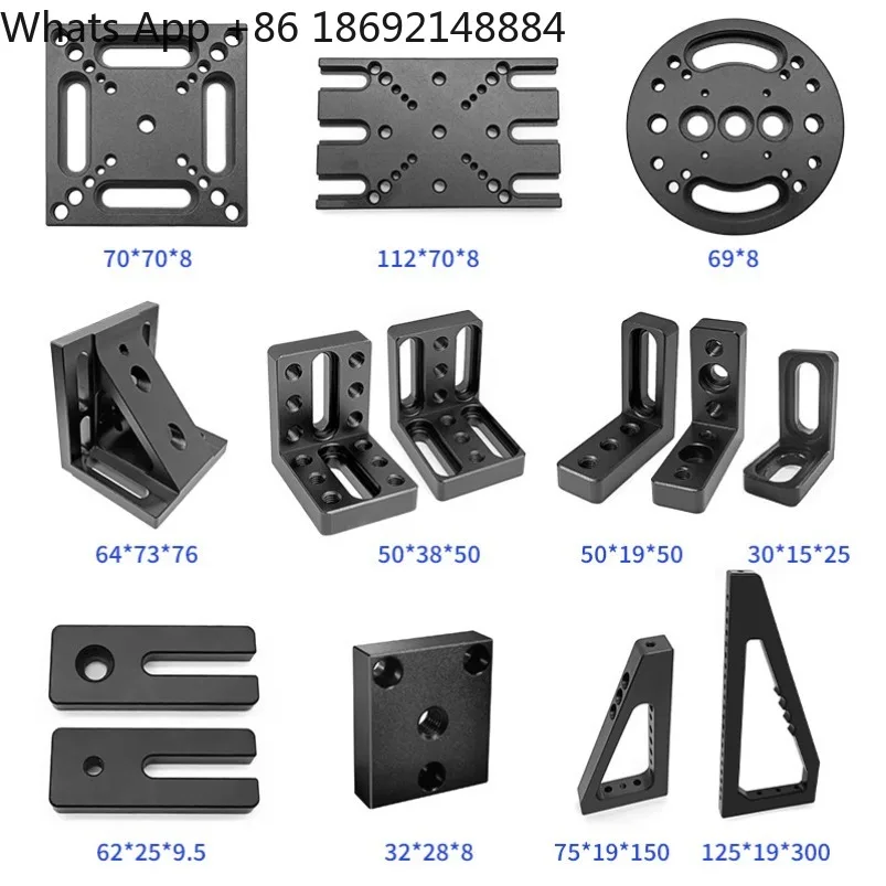 Optical adapter plate Optical right angle block Displacement stage Adapter plate Aluminum