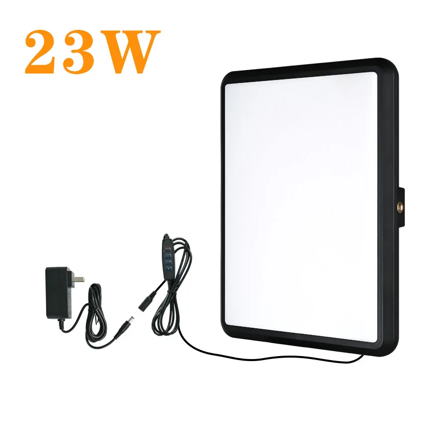 23W Dimmable Led Video Light Panel Stand Lighting Kit 2800-7000K CRI 85+ LED Panel with,Light Stand for Gaming,Streaming,YouTube