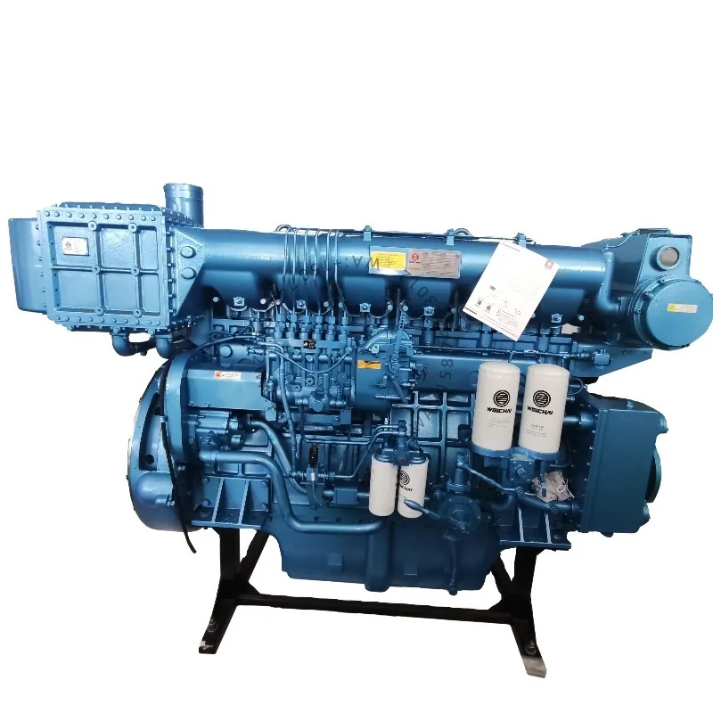 Chinese brands 6Cylinders X6170ZC580-3 Wei chai Bo at di esel Engine 580hp/1350rpm Water Cooled Mar ine Engine for Fishing Sh ip