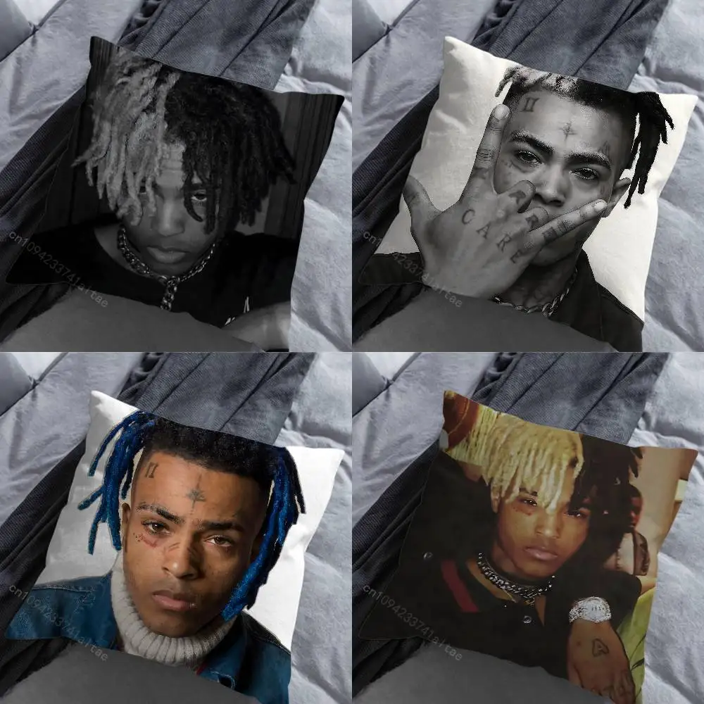 

Rap X-Xxxtentacion Singer Various Sizes Square Pillow Case For Car Home Bedchamber Decor Birthday Gift