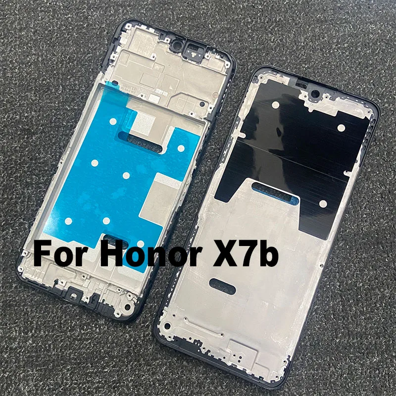 For Huawei Honor X7b Middle Frame Faceplate Housing Chassis Front LCD Bezel Repair Parts Replacement