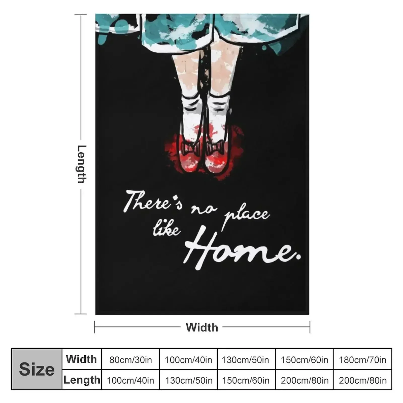 There's no place like home watercolour Throw Blanket Single Blankets For Bed Loose Beach Sleeping Bag Luxury St Blankets