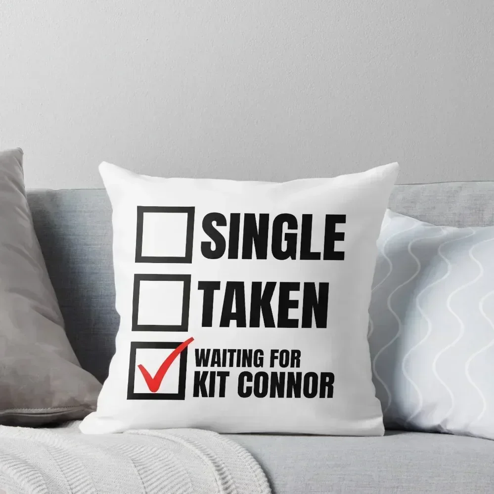 Relationship Status - Waiting for Kit Connor Throw Pillow Luxury Living Room Decorative Cushions Cushions pillow