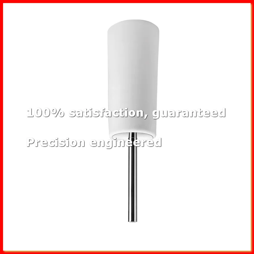 Toilet Brush and Holder, 2 Pack Toilet Brush with 304 Stainless Steel Long Handle, Toilet Bowl Brush White-A22U