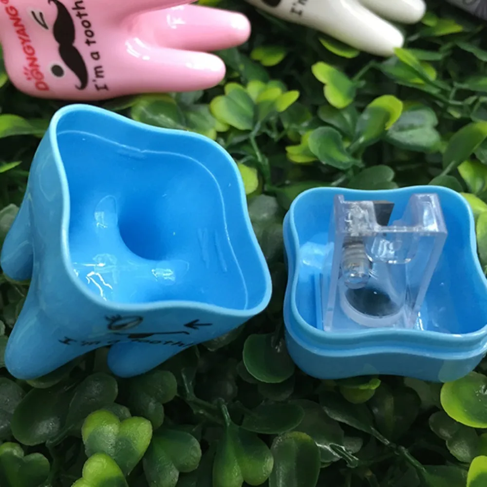 Classroom Prize Creative Pencil Sharpener Cartoon Teeth Sharpener Mechanical Tool Gift Pencil Cutting Tool Office Supply