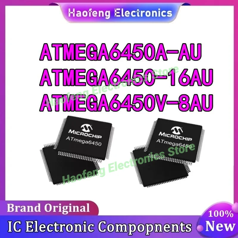 ATMEGA6450V-8AU ATMEGA6450A-AU ATMEGA6450-16AU ATMEGA6450V ATMEGA6450A ATMEGA6450 ATMEGA IC MCU Chip TQFP-100 in stock