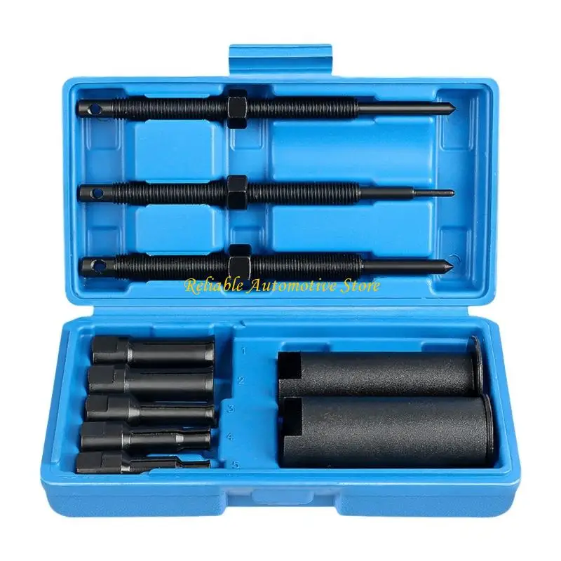 

M68B Эффективный 12pcs Мотоцикл внутренний подшипник экстрактор набор для быстрого и легкого извлечения подшипника колеса и