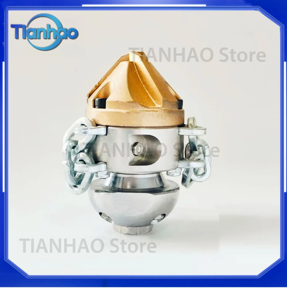 Diamond Nozzle for High Pressure Pipeline Dredging Cleaning Rope Chain Sling Rotating Sewer Nozzle