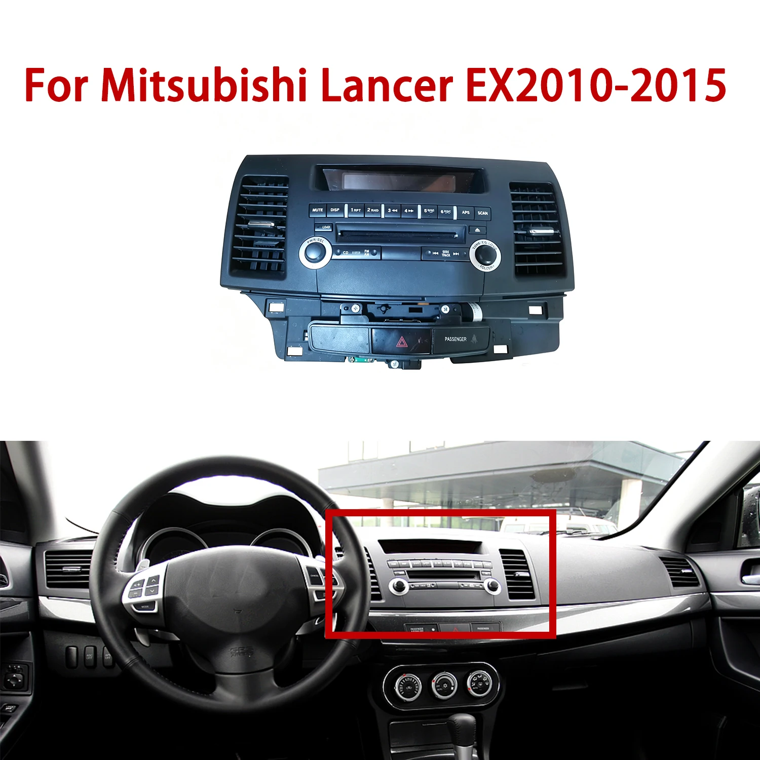 cheng-Car Air Conditioner Outlet Vent Instrument Panel Vents For Mitsubishi Lancer EX 2010-2015 Intermediate assembly component